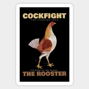 The Vintage Rooster Painting Magnet